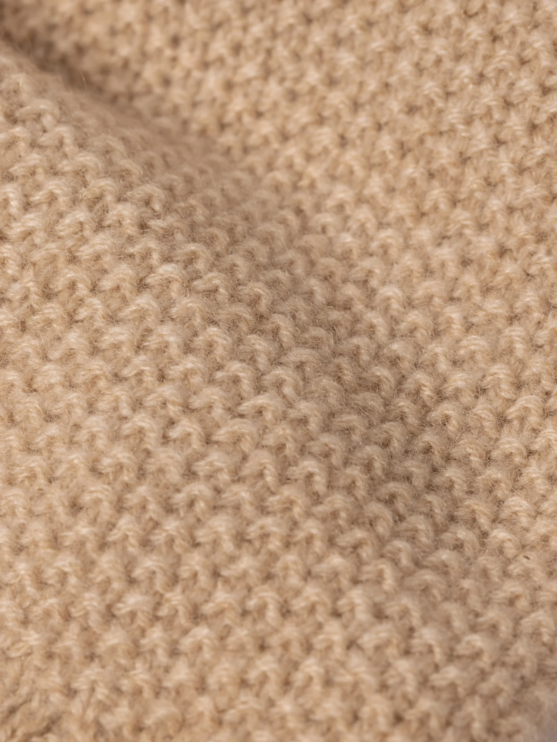 MITAINES POINT DE RIZ | CACHEMIRE | BEIGE – Image 3