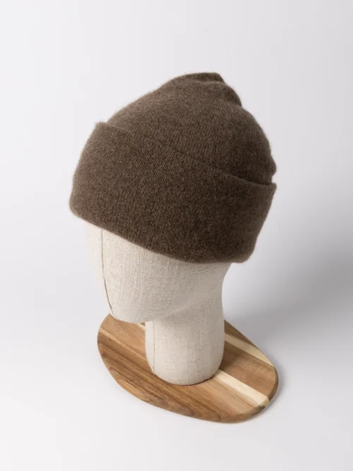 BONNET DOUBLE-PLI YACK | Marron chocolat